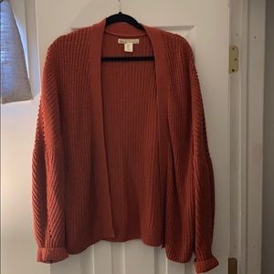 Rust Color Cardigan